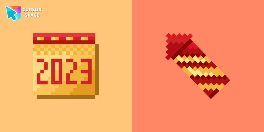 Calendar Pixel cursor cursor pack